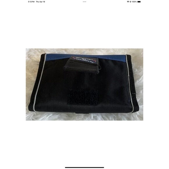 Nintendo DS Carrying Pouch Case Protector Black/Blue W/ 12V Car Charger Adapter - Picture 5 of 5